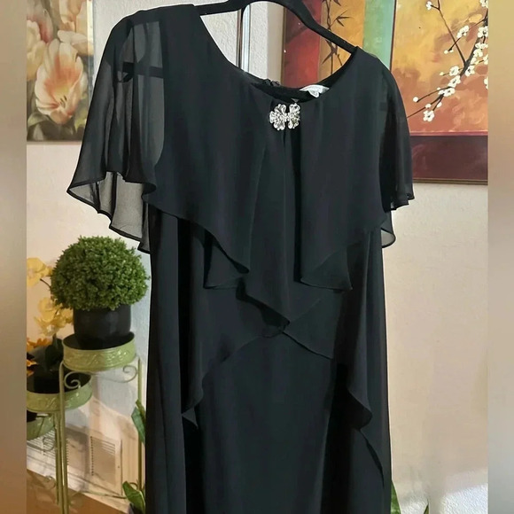 Emma Street beautiful black dress size 12 - Picture 8 of 15